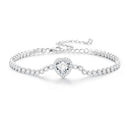 Pulseira Riviera Coração Prata 925