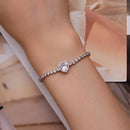 Pulseira Riviera Coração Prata 925