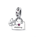 Berloque I Love Shopping - Prata 925