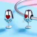 Berloque Taça de Vinho - Prata 925