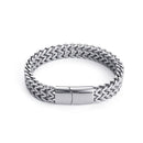 Pulseira Masculina Stiff Aço Prata