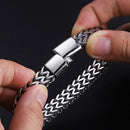 Pulseira Masculina Stiff Aço Prata