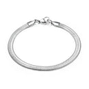 Pulseira Rabo de Rato Prata - Agma Brasil - Pulseira Escama de Cobra Prata - Pulseira Lacraia - Agma Brasil