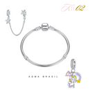 Kit Pulseira de Berloque Tradicional + Berloques - Agma Brasil