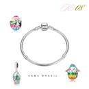 Kit Pulseira de Berloque Tradicional + Berloques - Agma Brasil