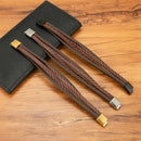 Pulseira de Couro Masculina Senna