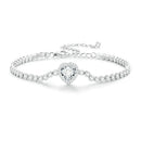 Pulseira Riviera Coração Prata 925