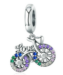 Berloque Love Bike - Prata 925
